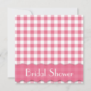 Invitation Fête de l'mariée du Tea Party rose