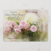 Fête de l'mariée Rose d'aquarelle