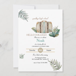 Invitation Fête de l'obtention du diplôme