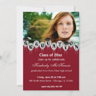 Invitation Fête de l'obtention du diplôme