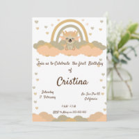 Fête de l'ours en koala arc-en-ciel de nuage magiq