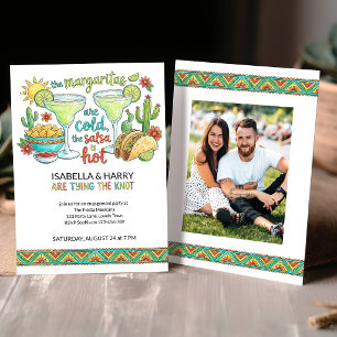 Invitation Fête de Margarita pour l'Union de Deux Amours