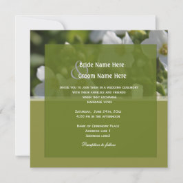 Invitation fête de mariage