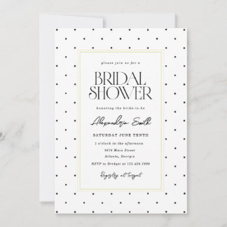 Invitation Fête de Mariage à Points