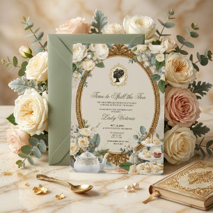 Invitation Fête de mariage automnale : l'heure de dévoiler le