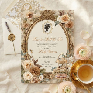 Invitation Fête de mariage automnale : l'heure de dévoiler le