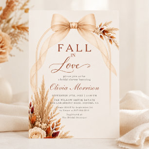 Invitation Fête de mariage avec ruban d'herbe des Pampas Tomb