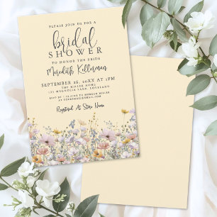 Invitation Fête de mariage avec tournesol jaune