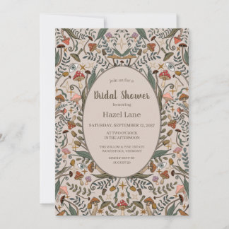Invitation Fête de mariage champêtre et fantaisiste