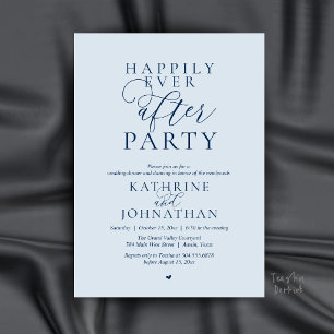 Invitation Fête de Mariage Élégante et Moderne, « Joyeux Pour