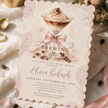 Fête de Mariage Espresso Martini L'Amour se Prépar