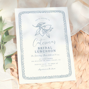 Invitation Fête de mariage fantaisiste aux citrons   Fête pré