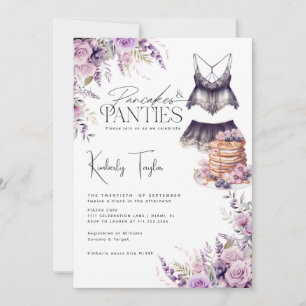 Invitation Fête de mariage Fleurs et lingerie Crêpes & Linger