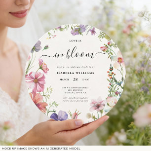 Invitation Fête de mariage floral Love in Bloom