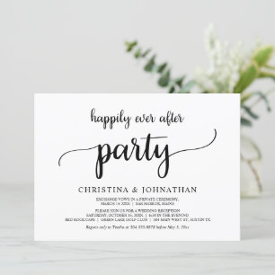Invitation Fête de Mariage Heureux à Tout Jamais, Mariage Rus