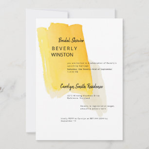 Invitation Fête de mariage moderne avec éclaboussure de peint