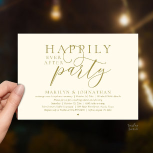 Invitation Fête de Mariage Moderne et Éternelle pour les Amou