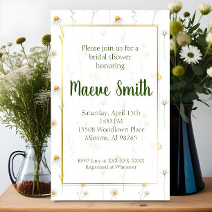 Invitation Fête de mariage pour Daisy