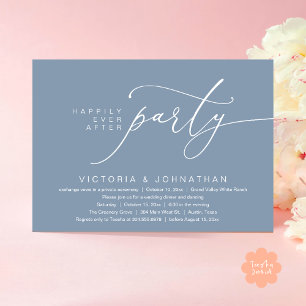 Invitation Fête de Mariage Pour Toujours, Dîner de Mariage Ro
