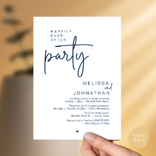 Invitation Fête de Mariage pour Toujours, Réception de Mariag