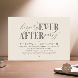 Invitation Fête de mariage Romance Mariage Heureux Pour Toujo