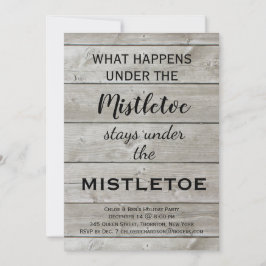 Invitation Fête de Mistletoe