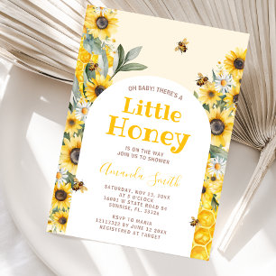Invitation Fête de naissance Bébé Abeille Petite Miel Tournes