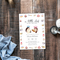 Fête de Naissance Bébé Pâtissier Petit Chef Hériss