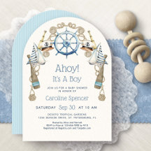 Fête de naissance de bébé garçon : Ohé !