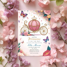Fête de naissance de bébé Princesse Carrosse Royal
