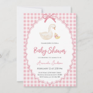 Invitation Fête de naissance de l'oie et de l'oisillon Mother