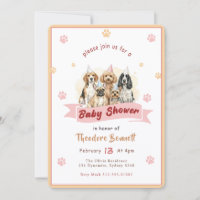 Fête de Naissance Élégante pour Amoureux de Chiots