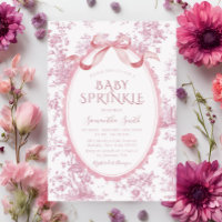 Fête de naissance Fille Rose Pâle Chinoiserie Vint