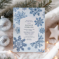 Fête de naissance flocon de neige Toile bébé Hiver
