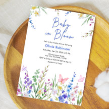 Fête de naissance Floral Spring Baby in Bloom 