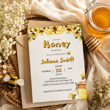 Fête de naissance Florale Petite Abeille à Miel en