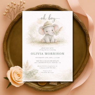 Invitation Fête de Naissance Oh Boy Jungle Safari