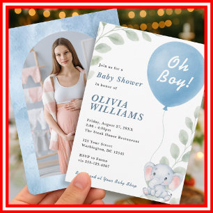 Invitation Fête de Naissance Oh Garçon