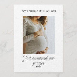 Invitation Fête de naissance personnalisée pour bébé fille av