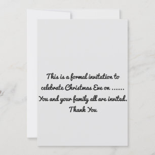 Invitation Fête de Noël