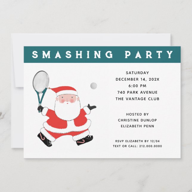 Invitation Fête de Noël  (Devant)