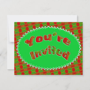 Invitation fête de Noël