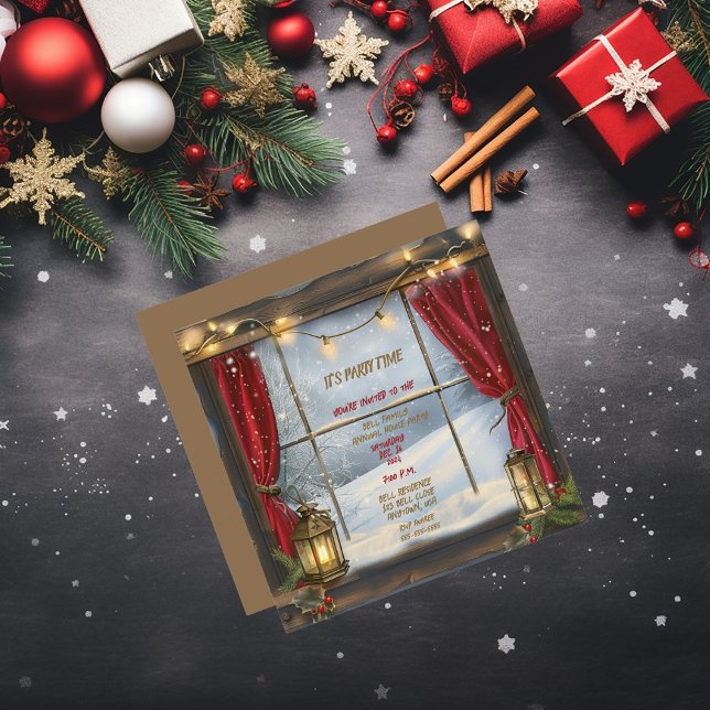 Invitation Fête de Noël (Créateur téléchargé)