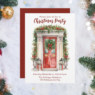 Invitation Fête de Noël à la maison