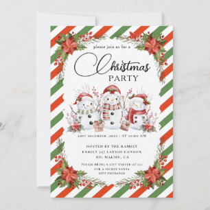 Invitation Fête de Noël Botanique d'Hiver