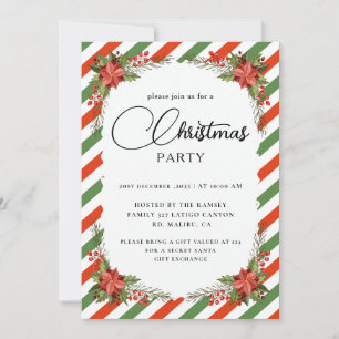 Invitation Fête de Noël Botanique d'Hiver