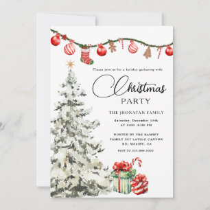 Invitation Fête de Noël Botanique d'Hiver