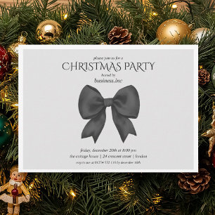 Invitation Fête de Noël de la Botte noire de l'entreprise