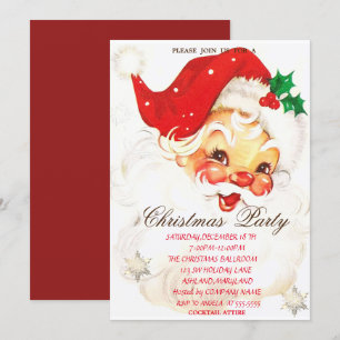 Invitation Fête de Noël de la Société Incorporée du Père Noël
