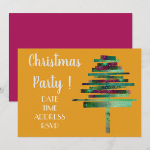 Invitation Fête de Noël de l'artisanat moderne